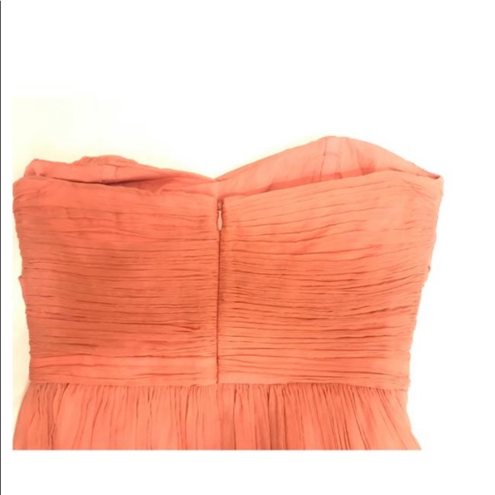 JCrew Arabella silk chiffon strapless dress. - Picture 6 of 10